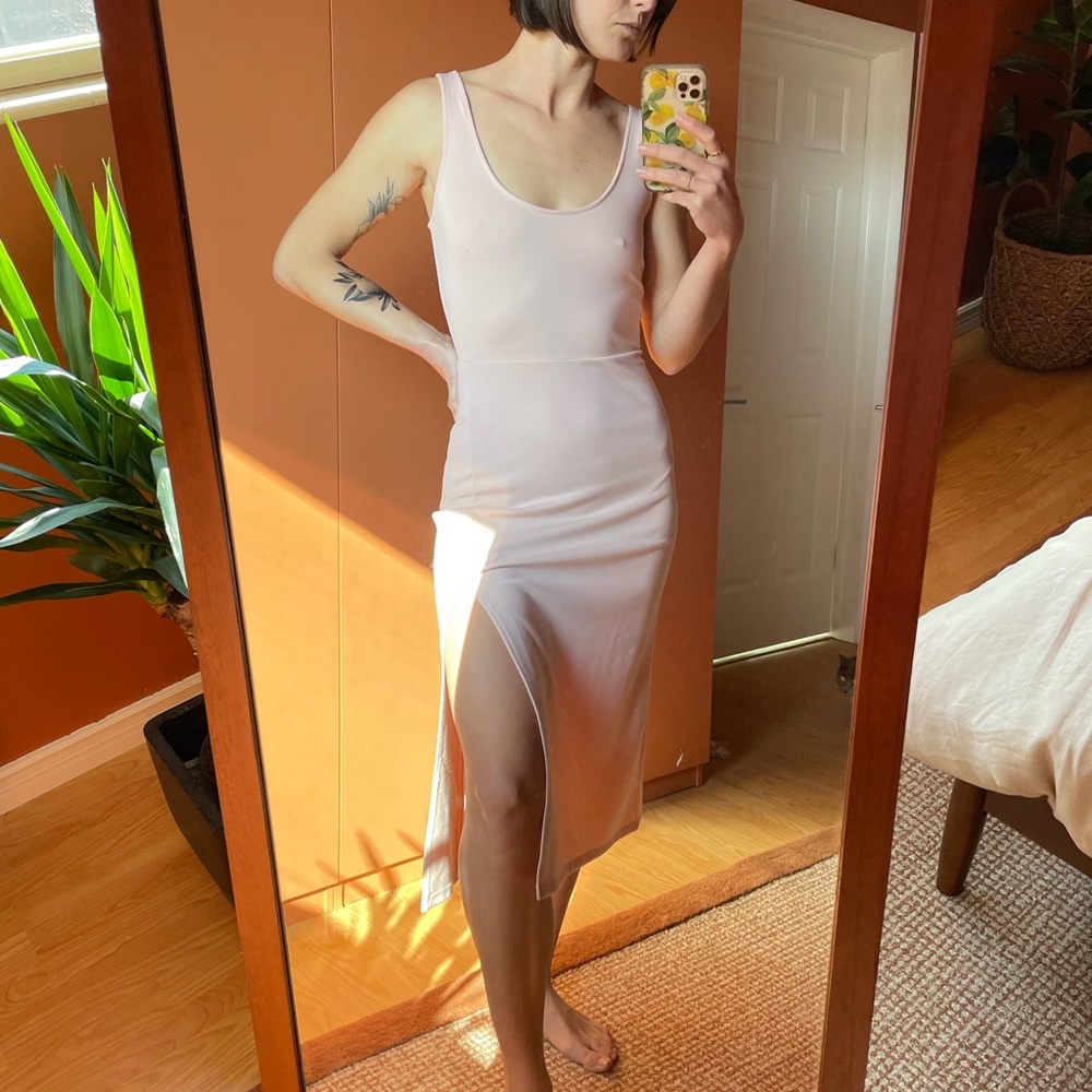 Pale pink bodycon